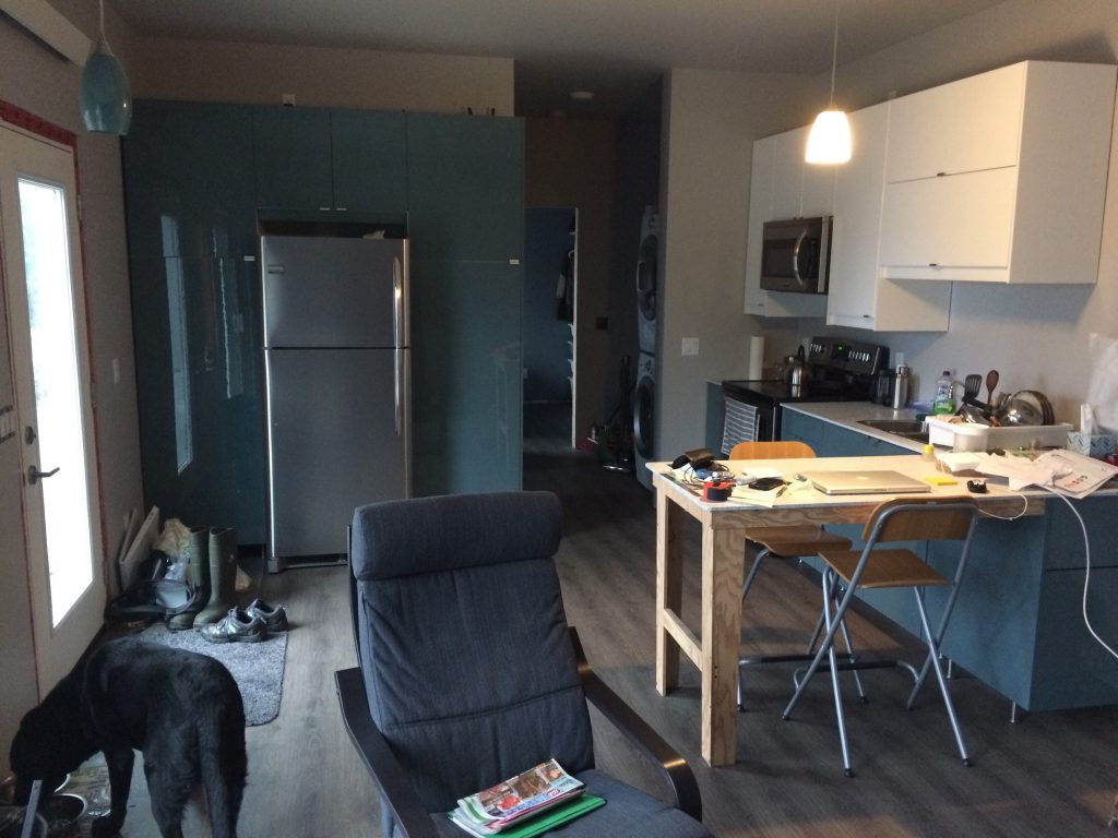 messy kitchen